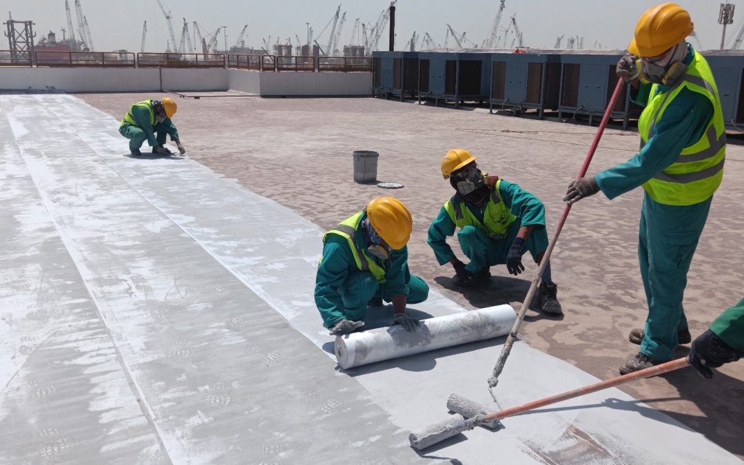 Roof Repair and Waterproofing works in DRP3 Electrical rooms.