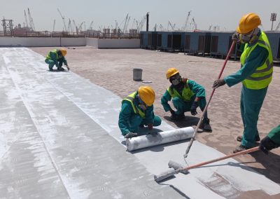 Roof Repair and Waterproofing works in DRP3 Electrical rooms.